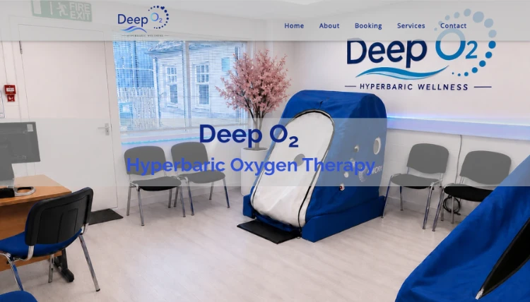 Inverurie Website Design Deep O2 Hyperbaric Oxygen Therapy Aberdeenshire Website